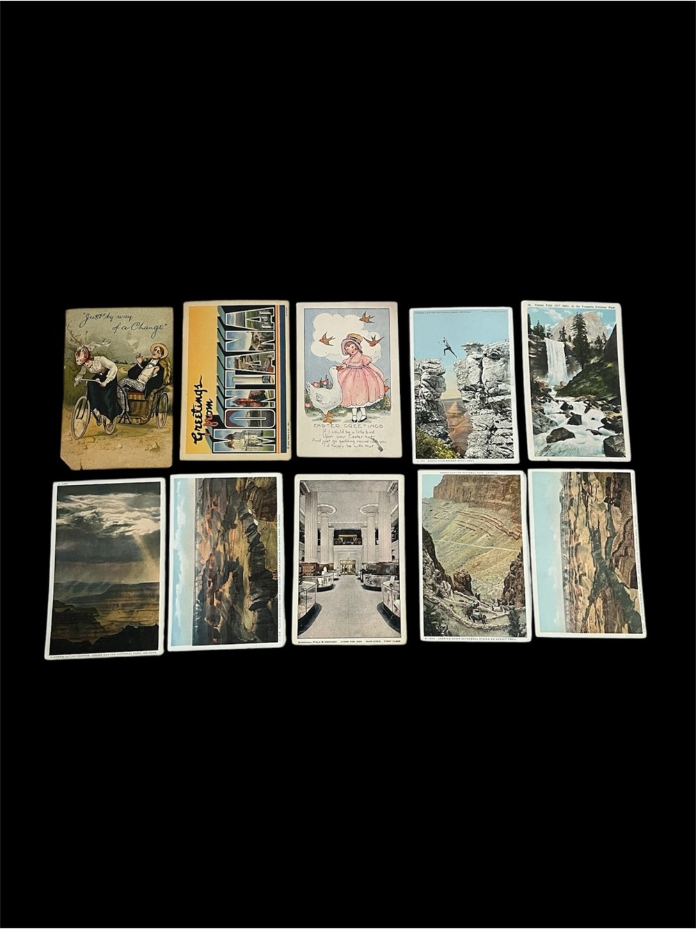 Vintage Postcard Lot - Scenic & Illustrated Collection